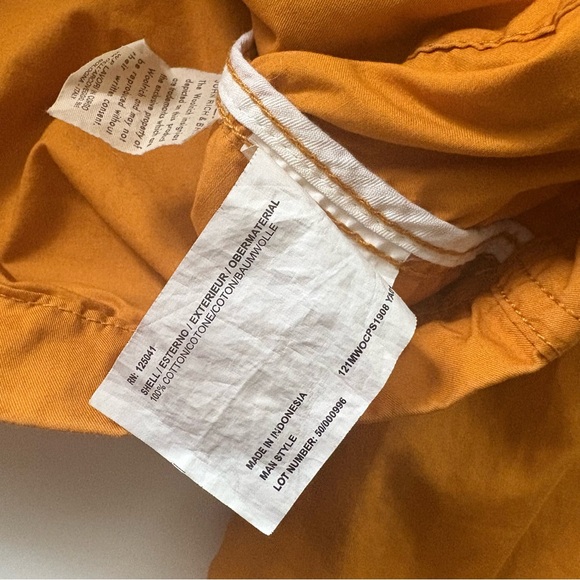 Woolrich Mustard Hooded Jacket Size Medium - Picture 6 of 10